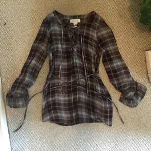 Motherhood Maternity Convertible Sleeve Tunic